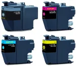 Tintikassetid Brother MFC-J2330DW/J3530DW/J3930DW, XL, 4 tk