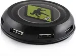 USB-jaotus RED, 7 pesa, BEN TEN 10 toiteallikaga, USB 2.0