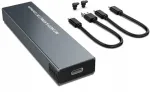 M.2 NVMe/SATA PCIe SSD-adapter USB-C Gen2 jaoks