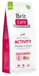 BRIT CARE Sustainable Activity koeratoit kanaliha ja putukatega, 12 kg