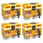 KITTY m&auml;rg kassitoit lambaliha, veise-, kana- ja l&otilde;hekastmes 48x100g