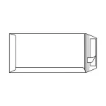 Fooliumitud C5 &uuml;mbrikud, 162 x 229 mm, ilma aknata, 25 tk