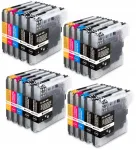 Brother LC-985 XL tindikassetid, sobivad DCP-J125/J315W/J515W printeritele