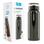 Veepudel Wessper Clarti Tritan, 680 ml, hall, filtriga