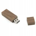 Puidust USB m&auml;lupulk 8 GB, USB 2.0, tume sarapuupuu, kingituseks