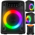Juhtmevaba 500W k&otilde;lar Bluetooth, FM raadio, USB, SD, LED, kaasaskantav