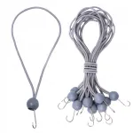 Kummist elastsed kinnitusrihmad konksudega, 5 tk, 5x20 cm