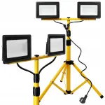 Halogeen LED ehitusprojektor statiiviga, 2x50W, 3 m kaabel