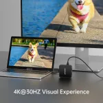 USB-C jagaja, 6 porti, 100W PD