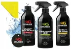 Autode hoolduskomplekt GRUNEE 3 x 0,5 l &ndash; Ceramic QD, Shiny Glass, Daily Shampoo