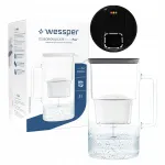 Vee filter 3 l WESSPER BLACK LED loenduriga ja kassetiga