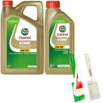 Mootori&otilde;li komplekt Castrol Edge TITANIUM FST 5W-30 LL K9, 5 l + 1 l kingitus + ripats