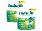 LUDWIK 2in1 White pesukapslid, 64 tk