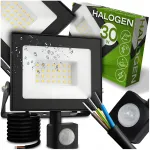 30W LED halogeen t&ouml;&ouml;valgusti liikumisanduriga, v&auml;litingimusteks