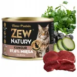 Zew Natury m&auml;rg kassitoit k&auml;nguruliha sisaldab, 185 g