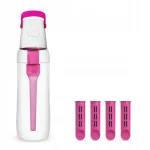 Veepudel filtriga Dafi SOLID 0,7 l Flamingo, 4 filtriga