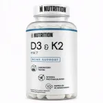 Toidulisand N-NUTRITION Vitamin D3 + K2 2000 IU 100 kapslit
