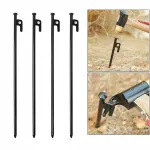 Telgi naelad, terasest, 40 cm, 4 tk