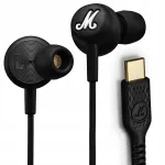 Juhtmega k&otilde;rvaklapid Marshall Mode USB-C mikrofoni ja mustad