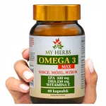 Toidulisand Omega 3 MAX EPA 1000 DHA 500, 60 kapslit