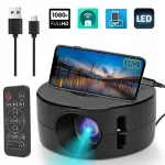 Kaasaskantav mini LED projektor Full HD USB kodukino ja m&auml;ngude tarbeks