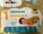 Kuniboo Premium m&auml;hkmed suurus 1, 2&ndash;5 kg, 24 tk