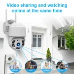 Traadita WiFi 1080P turvakaamera veekindel