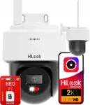 HiLook PTZ-N2C400I-W(W) p&ouml;&ouml;rlev WiFi kaamera, 4MP, 128GB