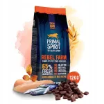 Koeratoit Primal Spirit Rebel Farm kanaliha ja kalaga, 65 % liha, 12 kg