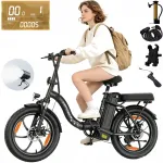 Elektriline jalgratas C16, 20", 250W, 48V, 16Ah, kuni 100 km, 25 km/h
