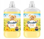 Pesuvee loputusvedelik Coccolino Fresh Happy Yellow, 2 x 1702 ml, 148 pesukorda