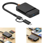 USB 3.0 USB-C Micro SD TF 5 Gb/s kuni 2 TB USB kaardilugeja adapter