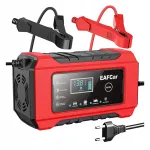 Aku laadija 12V 6A LCD-ekraaniga, autodele ja mootorratastele, USB-ga