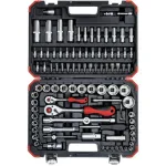 Padrunite komplekt 1/4" ja 1/2" Gedore RED, 94 osa