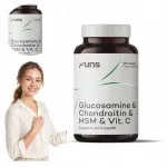 Toidulisand UNS Glucosamine Chondroitin MSM Vitamiin C Sulfaadikompleks, 120 kapslit
