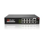 PoE l&uuml;liti, 8 PoE porti, 2 uplink, 10/100Mbps, 120W, kuni 250 m EXTEND