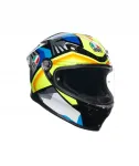 Mootorratta kiiver AGV K6 S Joan, must/sinine/kollane, suurus S