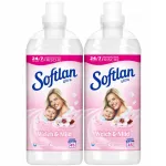 Pesuvesi Softlan Weich&Mild Ultra White, 2 x 1 l, 90 pesukorda, saksa