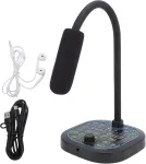 Mikrofon 16 h&auml;&auml;leefektiga, USB-C, 3,5 mm, sobib arvutile ja telefonile