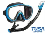 Sukeldumisvarustus TUSA SERENE PRO DRY hingamistoruga, sinine, kaasas kott