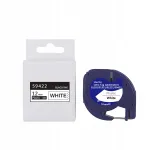 Plastikust DYMO LetraTag lint 12 mm x 4 m, valge, S0721660 (59422)