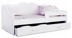 Lastevoodi LILI 180x80 cm valge madratsiga