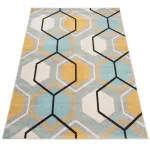 Vaip FRYZ 120x170, v&auml;rvikas, modernsete mustritega