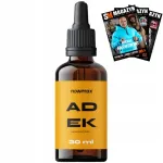 Toidulisand nowmax VITAMIIN ADEK D3 K2 MK7 A E immuunsusele, 30 ml