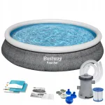 Aiatel Sodo basseini Bestway 457x84 cm filtriga ja 9 lisatarvikuga