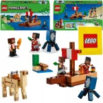 LEGO MINECRAFT 21259 piraadilaeva, kaamelite ja minifiguuride komplekt kotiga
