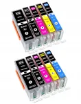 Tintikassetid Canon Pixma MG7750, MG6850, MG5750, XL, 10 tk