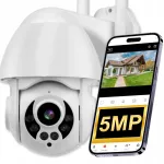 V&auml;listingimuste IP WiFi kaamera 5MP p&ouml;&ouml;ratava peakinnitusega, 4x suum, valge, teavitustega