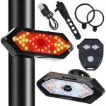 Jalgratta tagumine LED suunatuli kaugjuhtimispuldiga V2