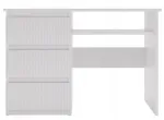 Kirjutuslaud CS9, 110 cm, valge, MDF